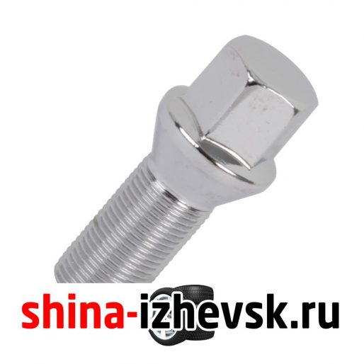 Болт 15х1,25 55/28 конус 17мм хром J-810 в Ижевске